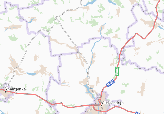 Karte Stadtplan Kosivka
