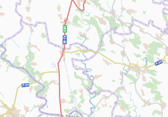 Karte Stadtplan Shypivtsi
