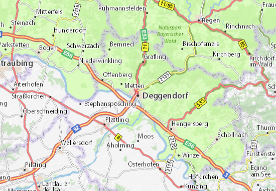 Deggendorf Map