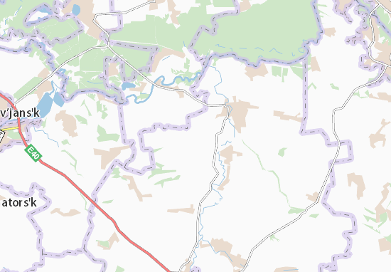 Riznykivka Map