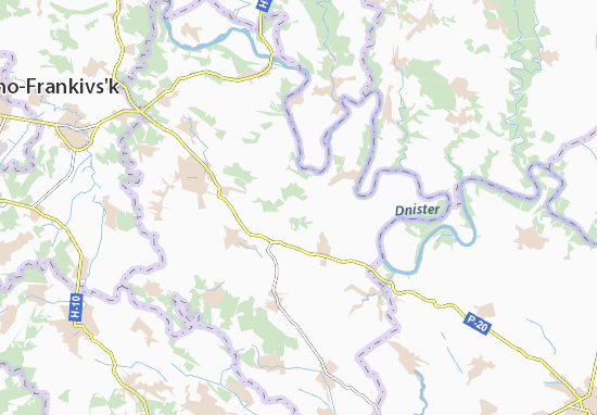 Karte Stadtplan Olesha