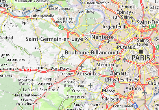 Karte Stadtplan Noisy-le-Roi