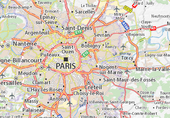 carte michelin montreuil plan montreuil viamichelin