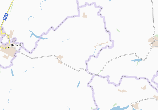 Kaart Plattegrond Ostrivshchyna