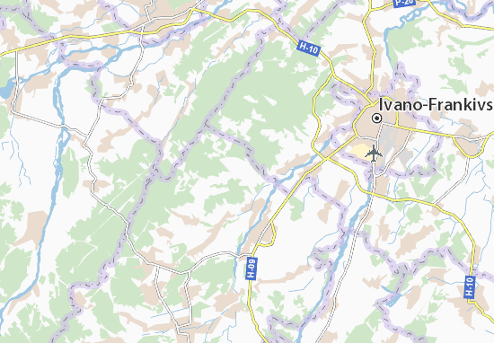 Mapa Nyvochyn