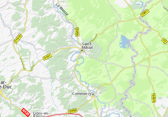 Kaart Plattegrond Ailly-sur-Meuse