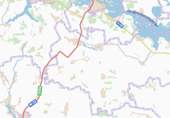 Karte Stadtplan Kamburliivka