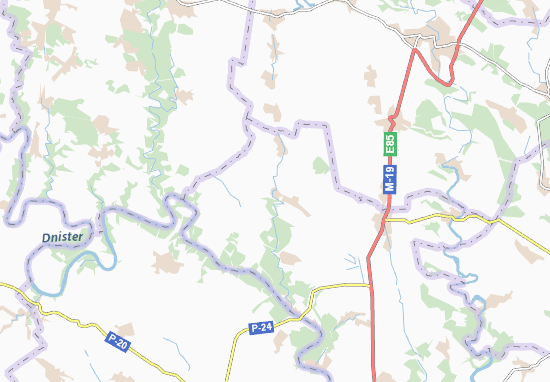 Karte Stadtplan Koshylivtsi