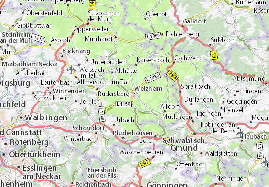 Welzheim Map