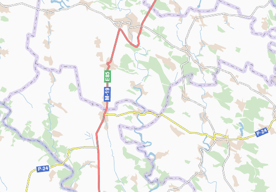 Karte Stadtplan Mylivtsi