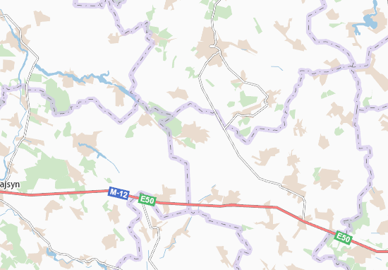 Velyka Sevastyanivka Map