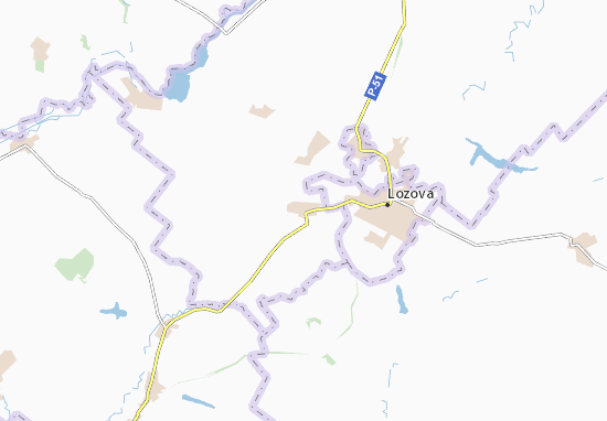 Karte Stadtplan Nova Ivanivka