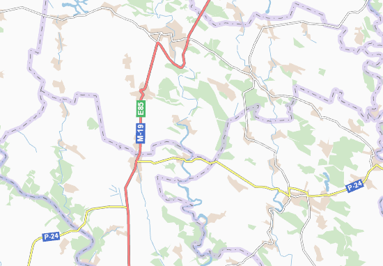 Kaart Plattegrond Zabolotivka