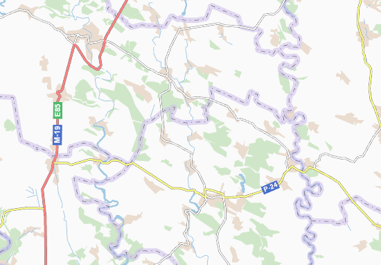 Karte Stadtplan Pylatkivtsi