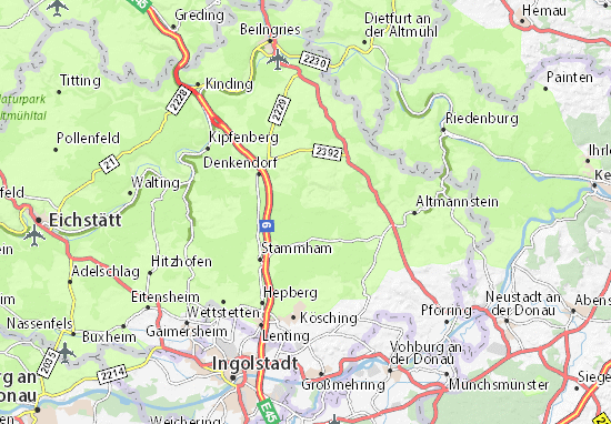 Mappe-Piantine Altmühltal
