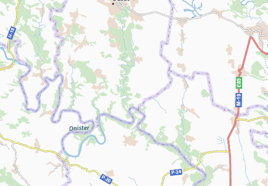 Karte Stadtplan Zhnyborody