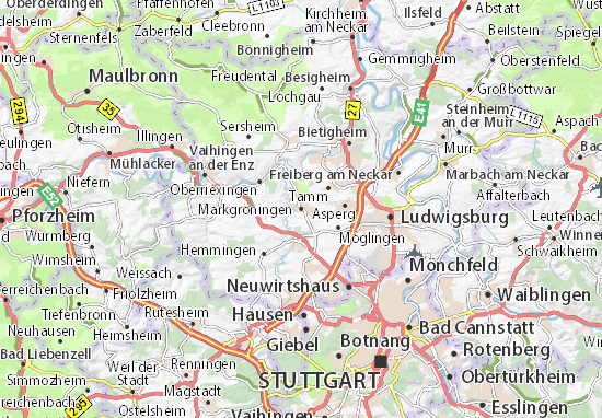 Karte Stadtplan Markgröningen