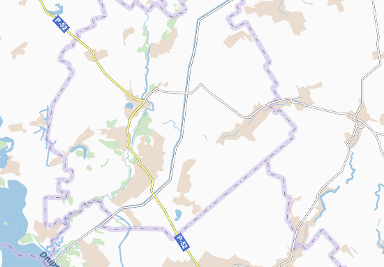 Karte Stadtplan Pylypivka
