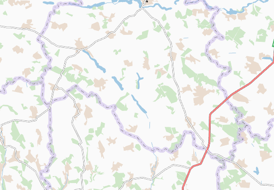 Karte Stadtplan Verkhivka