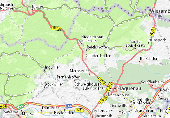 Gundershoffen Map