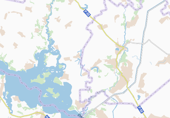 Karte Stadtplan Rybalky