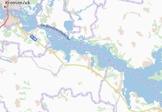 Kaart Plattegrond Deriivka