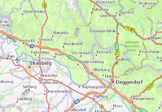 Schwarzach Map