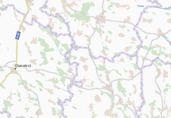 Karte Stadtplan Hlibiv