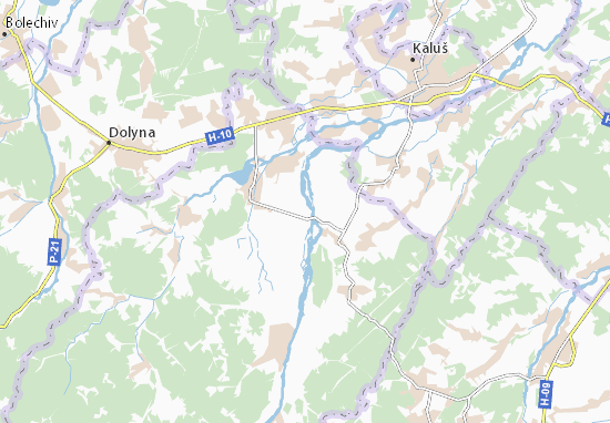 Karte Stadtplan Rivnya