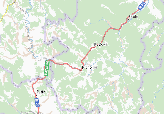 Mapa Oryava