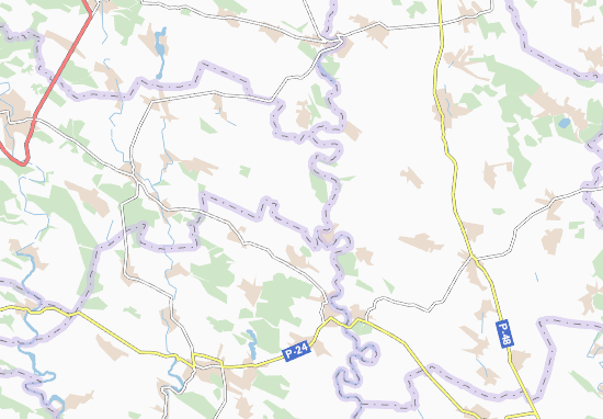 Karte Stadtplan Bosyry