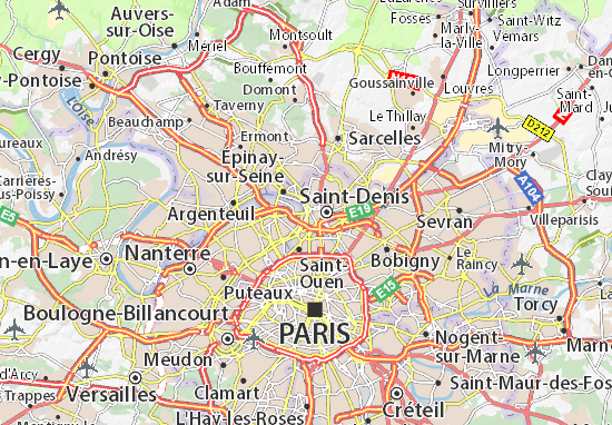 Karte Stadtplan L&#x27;Île-Saint-Denis