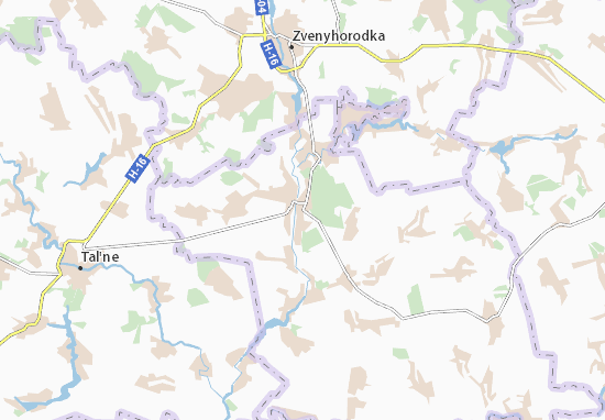 Katerynopil&#x27; Map