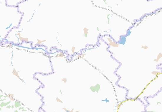 Kaart Plattegrond Chernyavshchyna