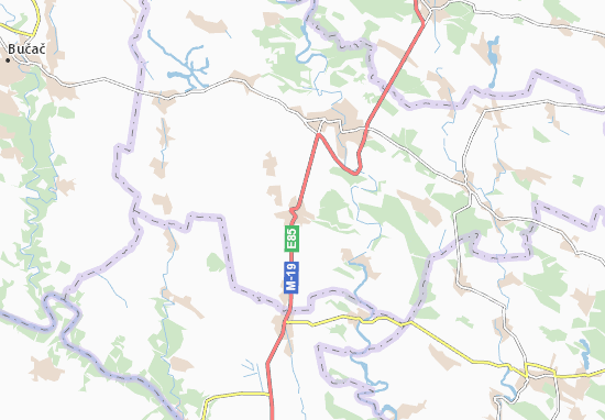 Mapa Plano Yahil&#x27;nytsya