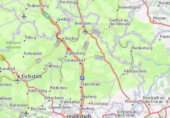 Kaart Plattegrond Dörndorf