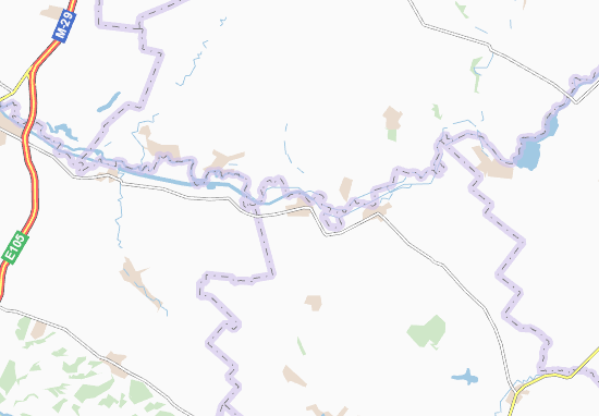 Kaart Plattegrond Shandrivka