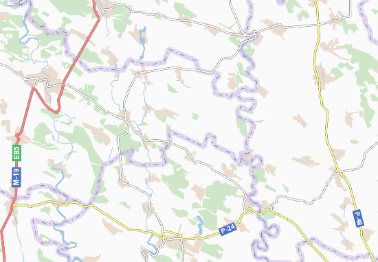 Chornokinets&#x27;ka Volya Map