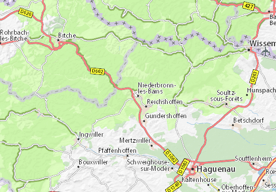 Carte-Plan Niederbronn-les-Bains