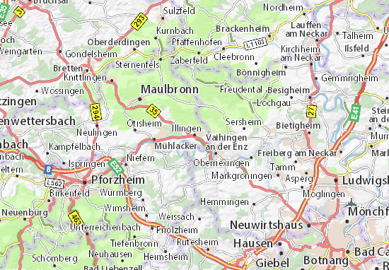 Karte Stadtplan Illingen