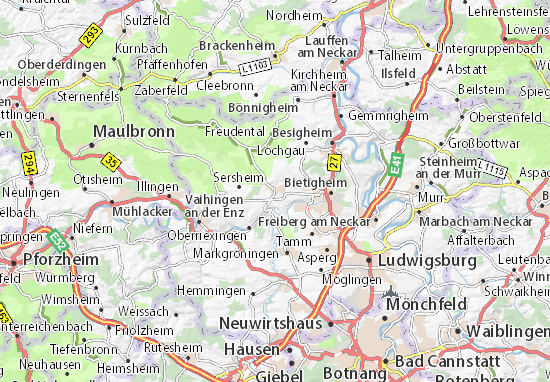 Großsachsenheim Map
