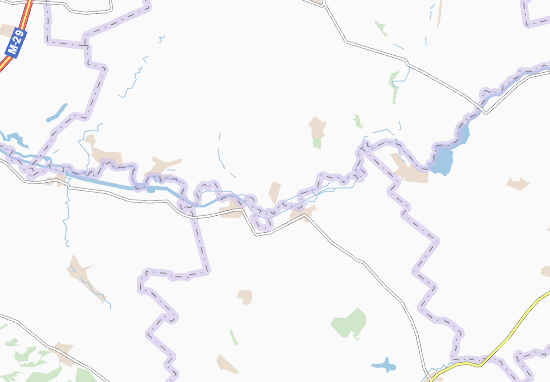 Mapa Dubovi Hryady