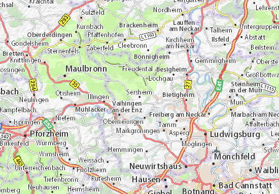 Sersheim Map