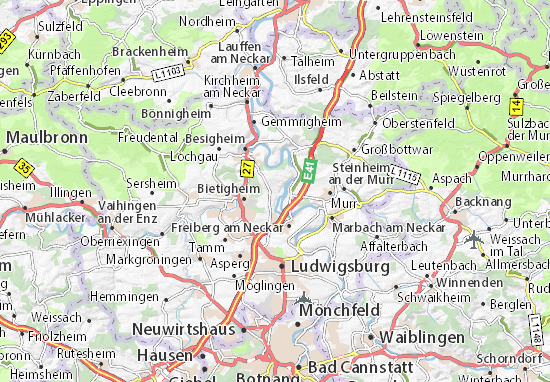 Mapa Großingersheim