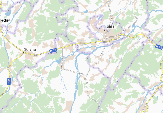Karte Stadtplan Berlohy