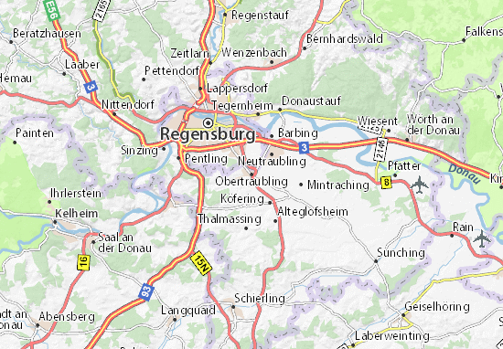 Obertraubling Map