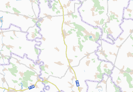 Karte Stadtplan Kuhaivtsi