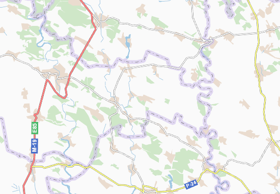 Velyki Chornokintsi Map