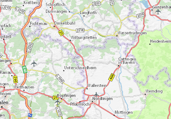 Karte Stadtplan Fremdingen