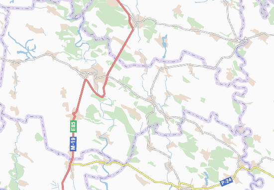 Karte Stadtplan Shman&#x27;kivchyky